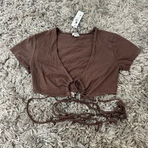 Garage cropped top NWT